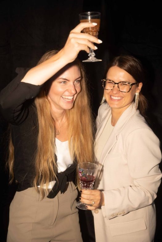 Vanessa Royle & Mariah Hilton Wood Tilden Cocktails